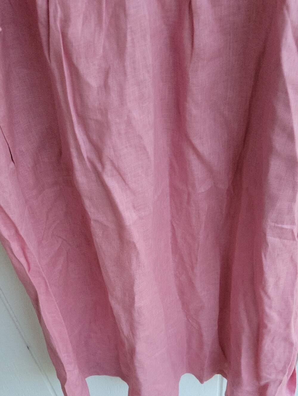 Linen Midi Dress in Dusty Pink - LINTICO - Picture 10 of 10
